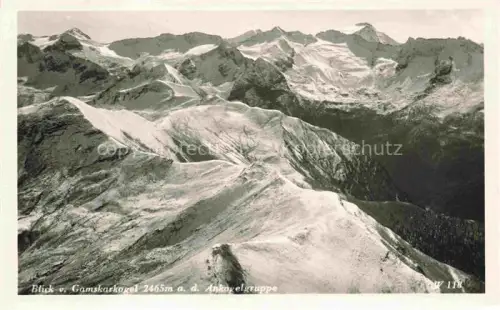 AK / Ansichtskarte Ankogelgruppe  Ankogelspitze Hohe Tauern Kaernten AT Blick vom Gamskarkogel