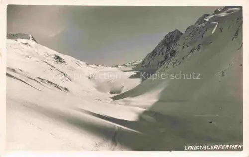 AK / Ansichtskarte Langtalerferner Gletscher Soelden oetztal Tirol AT Panorama