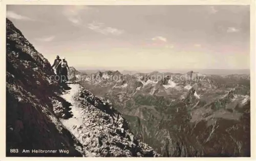 AK / Ansichtskarte Heilbronner Weg Oberstdorf Bayern Panorama