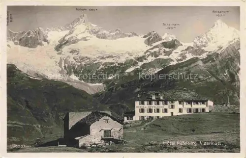 AK / Ansichtskarte ZERMATT VS Hotel Riffelberg