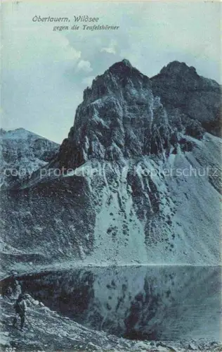 AK / Ansichtskarte Obertauern Pinzgau-Pongau AT Wildsee mit Teufelshoerner