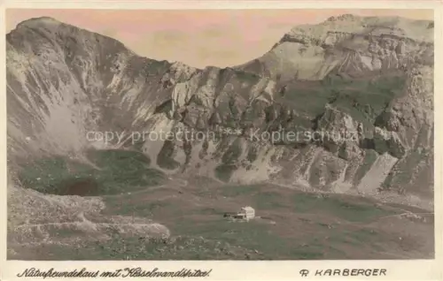 AK / Ansichtskarte Kesselwandspitze oetztal Tirol AT Naturfreundehaus