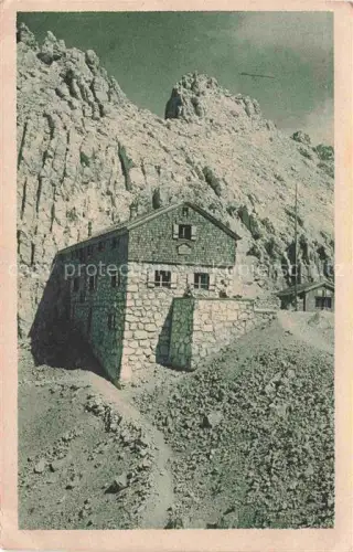 AK / Ansichtskarte Meilerhuette 2377m Garmisch-Partenkirchen Bayern an der Dreithorspitze