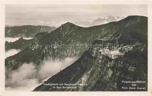 AK / Ansichtskarte Predigtstuhl Bad Reichenhall mit Berghotel Fliegeraufnahme