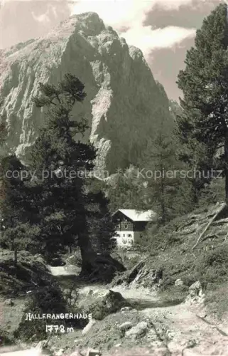 AK / Ansichtskarte Hallerangerhaus 1790m Karwendel Tirol Panorama