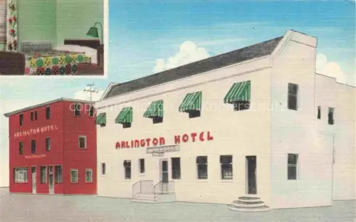 AK / Ansichtskarte Alexandria Virginia USA Arlington Hotel Motor Lodge Illustration