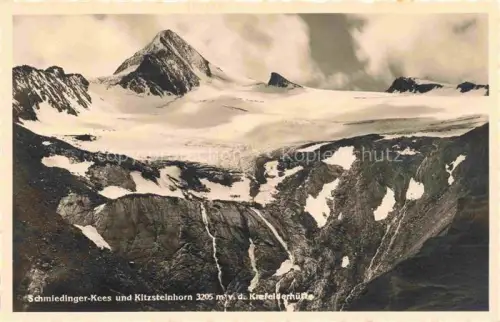AK / Ansichtskarte Kaprun Pinzgau-Pongau Salzburg AT Schmiedinger-Kees und Kitzsteinhorn Blick von der Krefelderhuette Gebirgspanorama Hohe Tauern