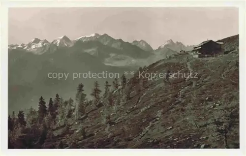 AK / Ansichtskarte Winklern Moelltal Glocknerstrasse Karnten AT Annahuette am Ederplan Gebirgspanorama