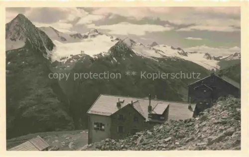 AK / Ansichtskarte Soelden  oetztal AT Breslauer Huette Blick gegen Kreuzkamm oetztaler Alpen