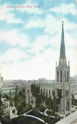 AK / Ansichtskarte NEW YORK City USA Grace Church