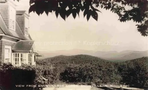 AK / Ansichtskarte Snowville Eaton New Hampshire USA View from Snowvillage Lodge