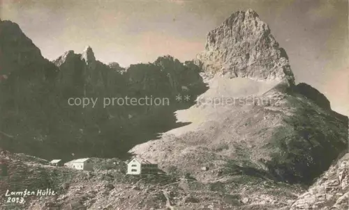 AK / Ansichtskarte Lamsenhuette Lamsenjochhuette Tirol AT Panorama