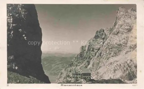 AK / Ansichtskarte Riemannhaus 2177m Steinernes Meer AT Panorama