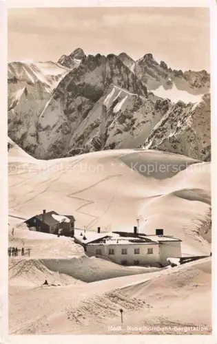 AK / Ansichtskarte Nebelhornbahn Oberstdorf Bayern Bergstation