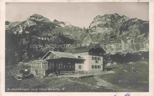 AK / Ansichtskarte Bodenschneidhaus 1356m Schliersee Bayern mit Gipfel