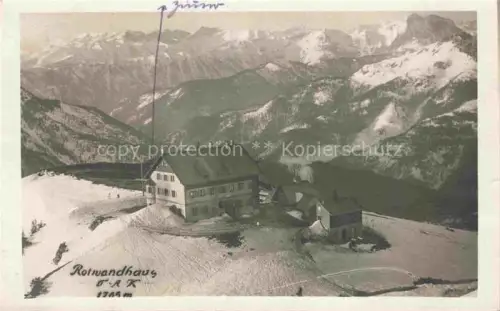 AK / Ansichtskarte Rotwandhaus 1765m Schliersee Bayern Panorama