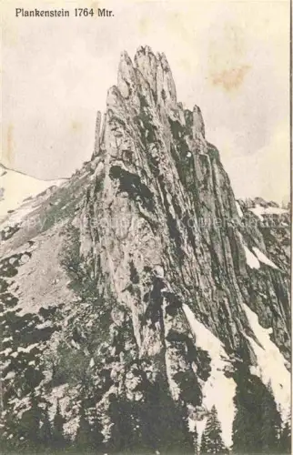 AK / Ansichtskarte Plankenstein 1764m Plankenfels Bayreuth Bayern Gipfelblick