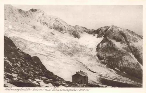 AK / Ansichtskarte Warnsdorferhuette 2450m Krimml AT Blick von der Dreiherrenspitze