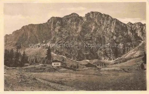 AK / Ansichtskarte Benedictenwand 1803m BAD ToeLZ bayern mit Tutzinger Huette