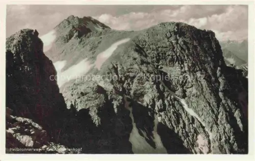 AK / Ansichtskarte Heilbronnerweg Oberstdorf Bayern Steinschartenkopf