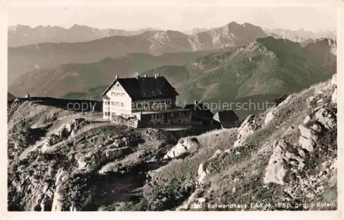 AK / Ansichtskarte Rotwandhaus 1765m Schliersee Bayern mit Rofan