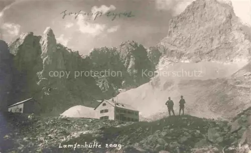 AK / Ansichtskarte Lamsenhuette Lamsenjochhuette Tirol AT Panorama