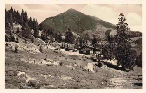 AK / Ansichtskarte Sillberghaus 1100m Bayrischzell Bayrisch Zell Bayern mit gr Traithen