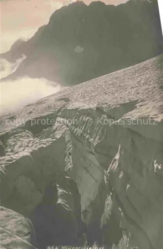 AK / Ansichtskarte Hoellentalferner Gletscher Wetterstein Mittenwald Bayern Panorama