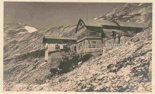 AK / Ansichtskarte Knorrhuette 2051m Zugspitzplatt Garmisch-Partenkirchen Bayern Ansicht