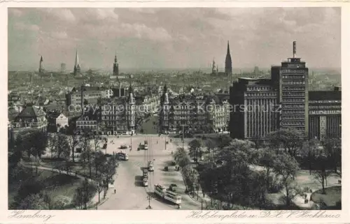 AK / Ansichtskarte HAMBURG  CITY Holstenplatz und DHV Hochhaus