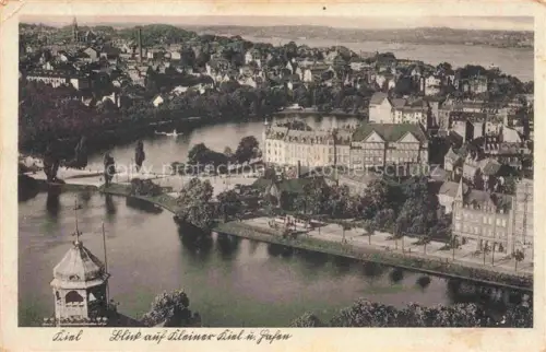 AK / Ansichtskarte KIEL  CITY Blick auf Kleiner Kiel und Hafen Feldpost