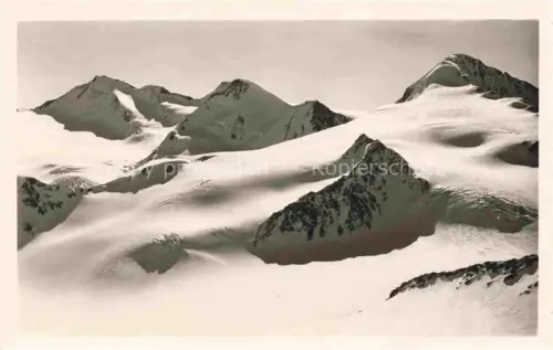 AK / Ansichtskarte Marzellspitze 3538m oetztal Tirol AT Gebirgspanorama Blick vom Hauslabjoch Hintere Schwaerze oetztaler Alpen