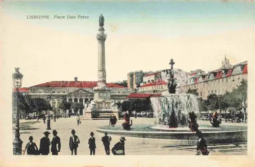 AK / Ansichtskarte Lisbonne  LISBOA Lisbon Lissabon PT Place Don Petro Fontana Monumento