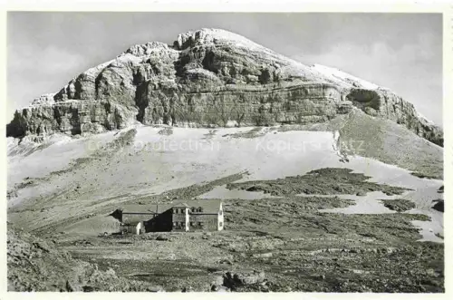 AK / Ansichtskarte Rifugio Boe 2873m Dolomiti Dolomiten IT Berghaus Sellagruppe