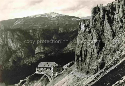 AK / Ansichtskarte Rifugio Aleardo Fronza alle Coronelle 2328m Nova Levante Bolzano IT Berghuette Dolomiten