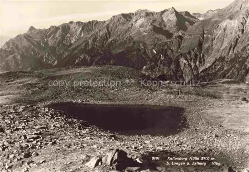 AK / Ansichtskarte Langen Arlberg Blick zur Kaltenberg Huette Alpen