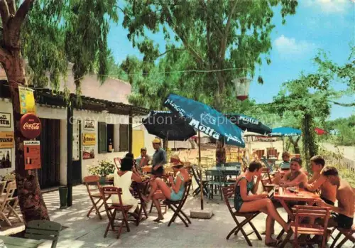 AK / Ansichtskarte Alghero Sardegna IT Camping Mariposa Gaststaette Terrasse