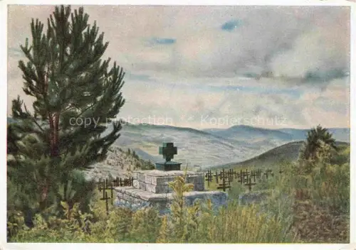 AK / Ansichtskarte Hohrod Munster Alsace 68 Haut Rhin Nr. 1 Deutsches Sammelgrab Baerenstall Volksbund Deutsche Kriegsgraeberfuersorge e.V.