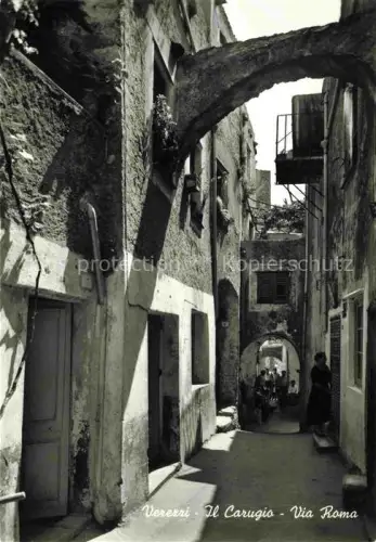 AK / Ansichtskarte Verezzi Borgio Verezzi Savona Liguria IT Il Carugio Via Roma