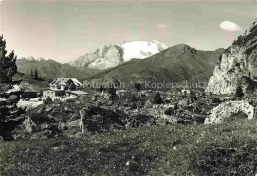 AK / Ansichtskarte Marmolada 3340m Trentino IT Albergo Passo Falzarego Col di Lana