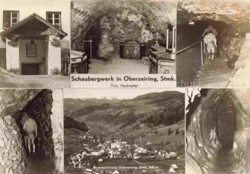 AK / Ansichtskarte Oberzeiring Steiermark AT Schaubergwerk Teilansichten Ortspanorama