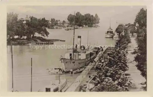 AK / Ansichtskarte Siofok Siofokrol HU Kikotoe Dampfer