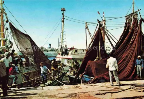 AK / Ansichtskarte SUEZ Canal de Egypt Work in the Harbour