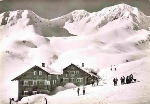AK / Ansichtskarte Schwarzwasserhuette 1651m Kleines Walsertal Vorarlberg AT mit Gruenhorn
