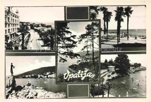 AK / Ansichtskarte OPATIJA Abbazia Croatia Promenade Strandpartien