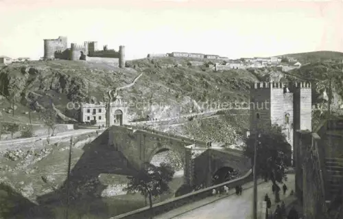 AK / Ansichtskarte TOLEDO Castilla-La Mancha ES Castille de San Servando y Puente de Alcantara