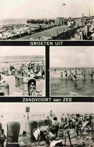AK / Ansichtskarte ZANDVOORT-AAN-ZEE Noord Holland NL Rotonde Strand Promenade