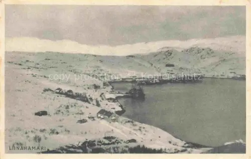AK / Ansichtskarte Liinahamari Linhammar RU Panorama Satama Hamnen Haveno