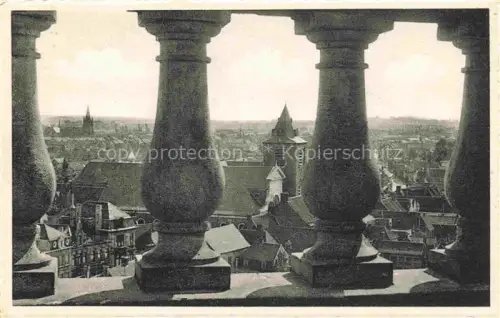 AK / Ansichtskarte Menin Meenen West-Vlaanderen Belgie Durchblick zur Stadt