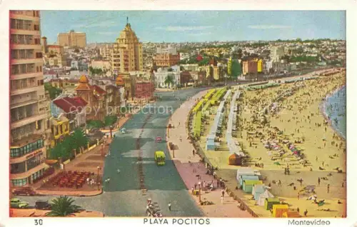 AK / Ansichtskarte MONTEVIDEO  Uruguay Playa Pocitos